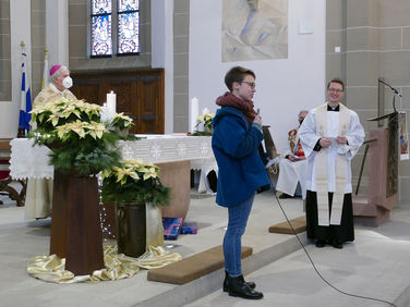 Diözesale Aussendung der Sternsinger des Bistums Fulda in St. Crescentius (Foto: Karl-Franz Thiede)